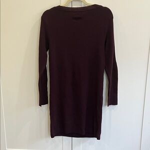 Club Monaco burgundy  Long Sleeve Dress